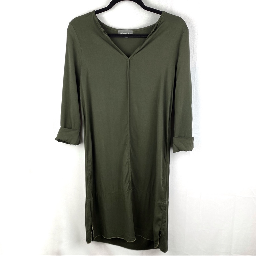 Anthropologie Michael Stars Olive Green Dress